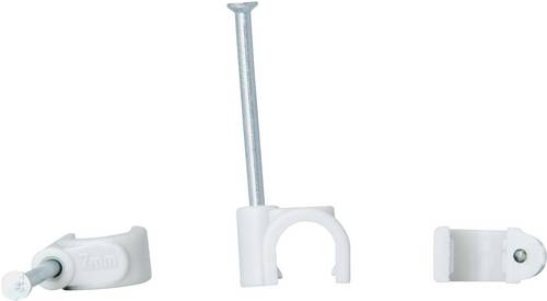 Kopp 342604087 Cable Clips Bundle Dia 4-7mm Grey 50 pieces Steel Pins