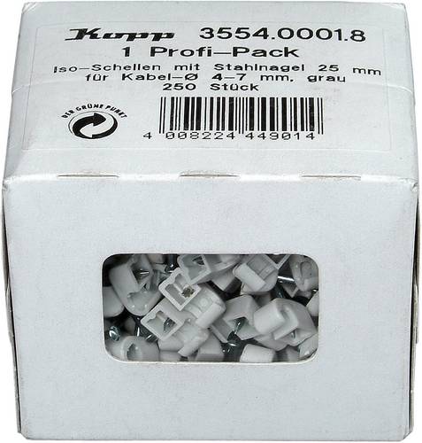 Kopp 355400018 Nagelschellen 355400018 Grau 250St.
