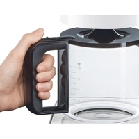 Bosch Haushalt TKA8011 Kaffeemaschine Weiß, Anthrazit Fassungsvermögen Tassen=10 Glaskanne, Warmhaltefunktion Bosch Haushalt TKA8011 Kaffeemaschine Weiß, Anthrazit Fassungsvermögen Tassen=10 Glaskanne, Warmhaltefunktion