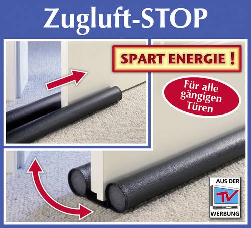 Wenko Zugluft-Stop faltbar schwarz 5657010500