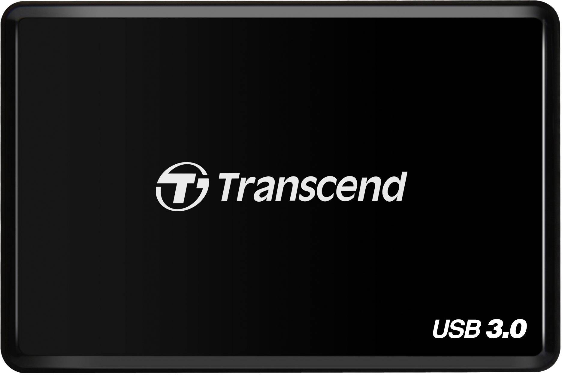 Transcend RDF2 Externer Speicherkartenleser USB 3.1 Gen 1 Schwarz