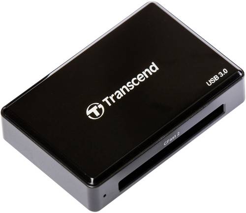 Transcend RDF2 Externer Speicherkartenleser USB-A (USB 3.1 Gen 1) Schwarz
