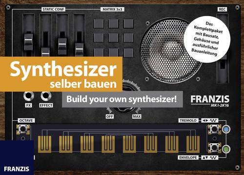 Franzis Verlag 65341 Synthesizer selber bauen Synthesizer Bausatz ab 14 Jahre