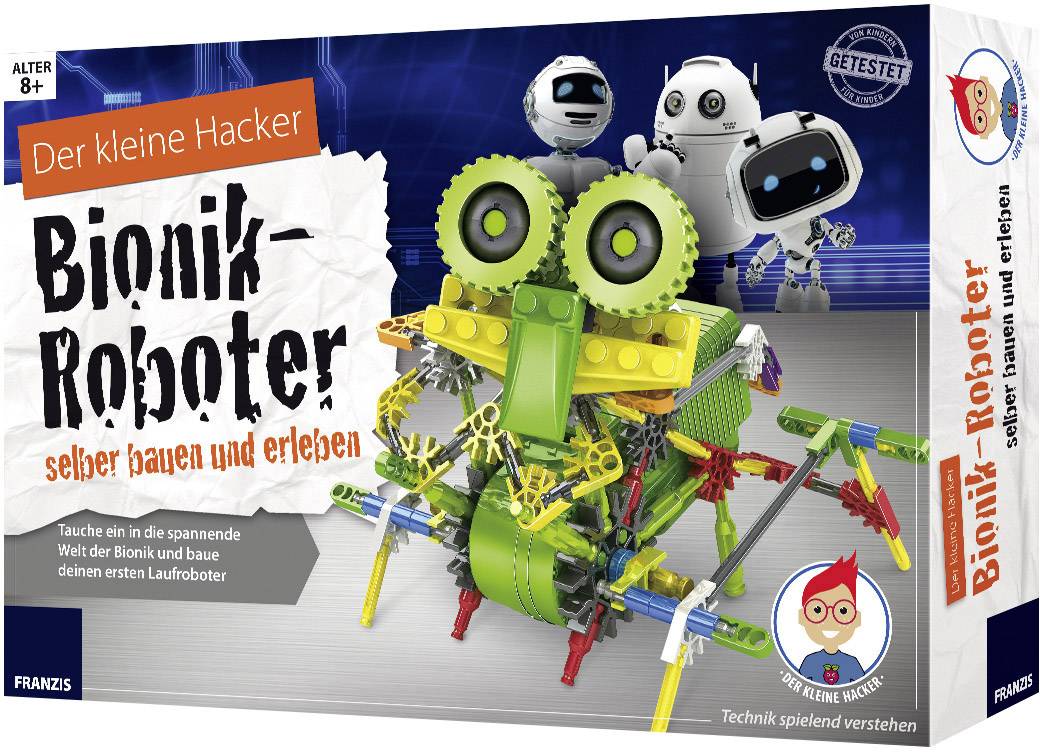 Franzis Verlag 65326 Bionik-Roboter selber bauen und erleben Experimentier-Box