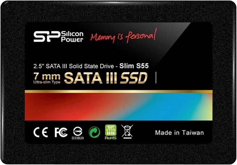 Silicon Power 240 GB Interne SATA SSD 6.35 cm (2.5 Zoll) SATA 6 Gb/s Retail SP240GBSS3S55S25