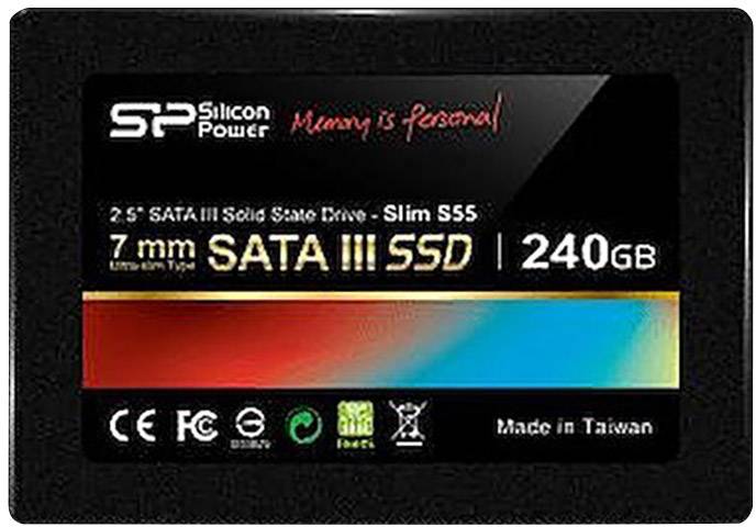 Silicon Power 240 GB Interne SATA SSD 6.35 cm (2.5 Zoll) SATA 6 Gb/s Retail SP240GBSS3S55S25