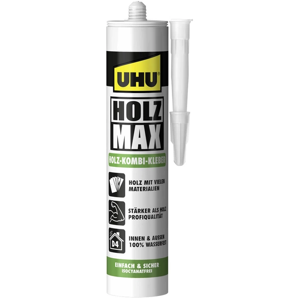 UHU HOLZ MAX Konstruktionskleber 48330 380g UHU HOLZ MAX Konstruktionskleber 48330 380g