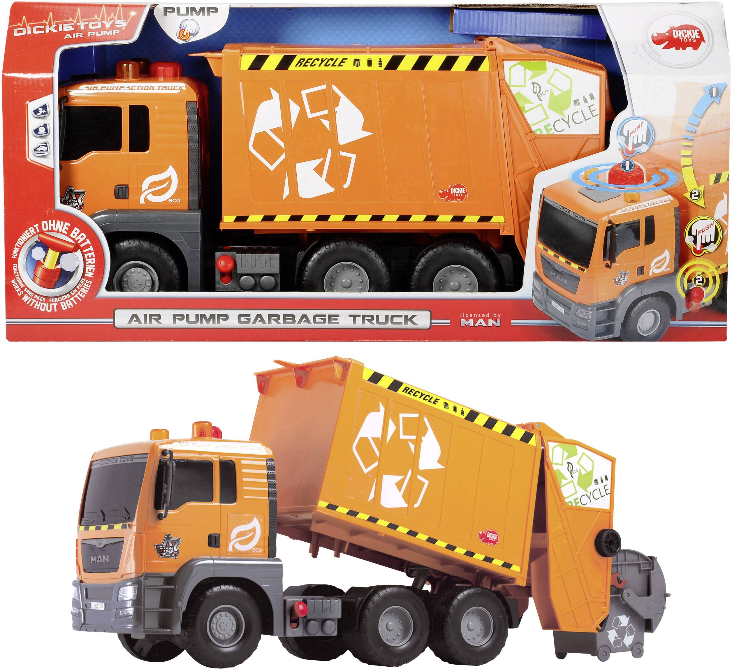 Dickie Toys Air Pump Müllabfuhr RC Einsteiger Funktionsmodell Baufahrzeug