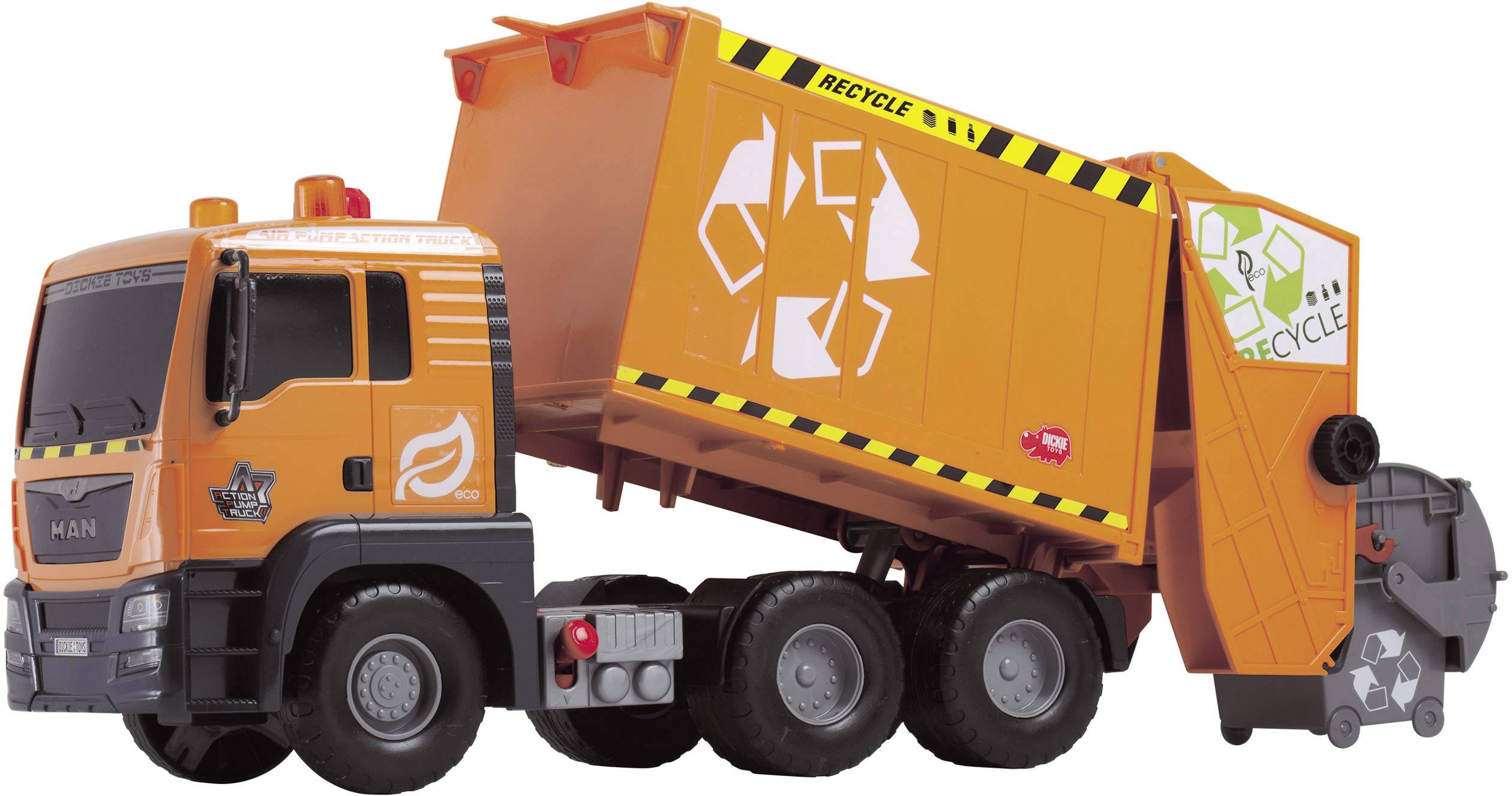 Dickie Toys Air Pump Müllabfuhr RC Einsteiger Funktionsmodell Baufahrzeug