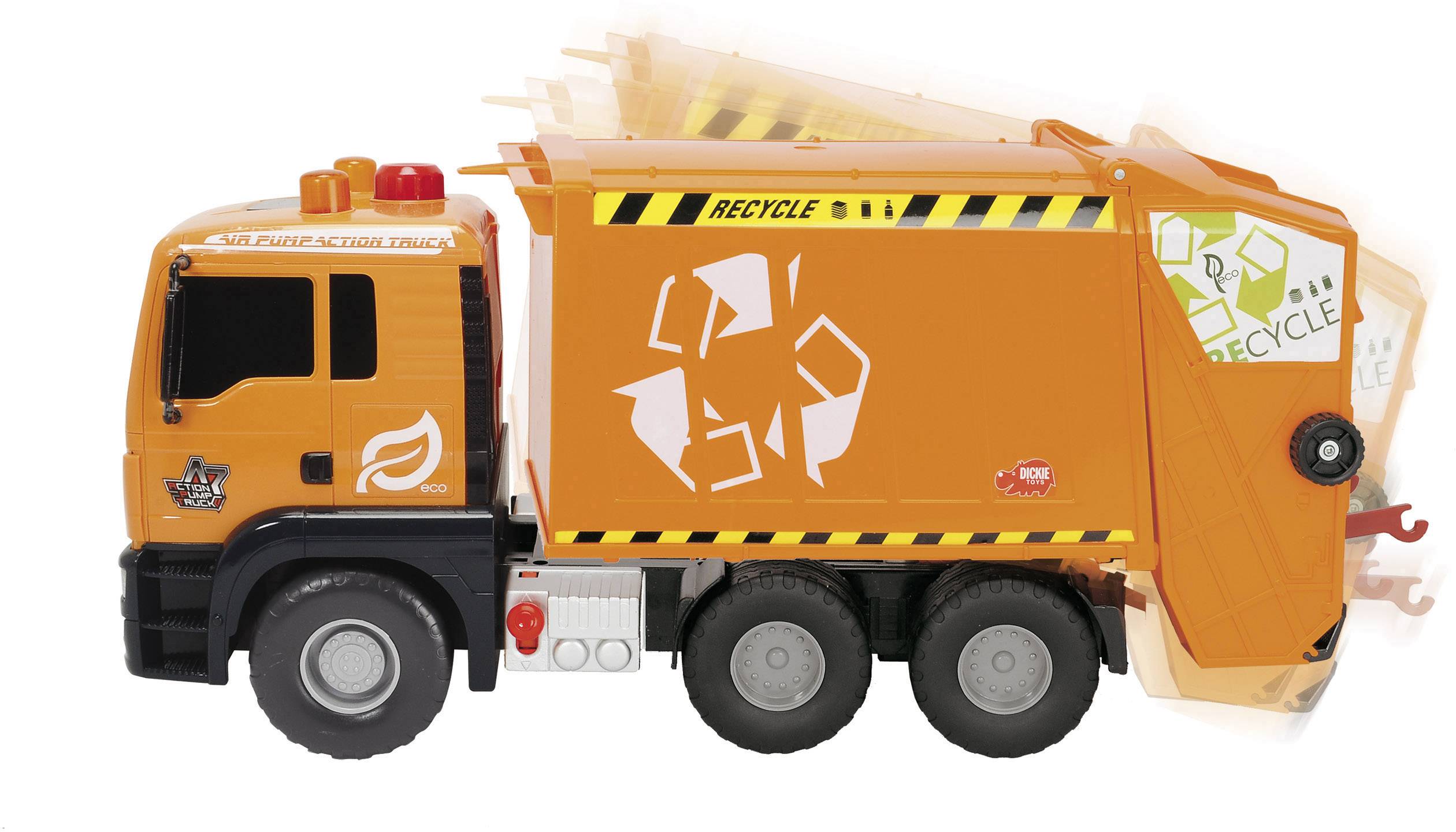 Dickie Toys Air Pump Müllabfuhr RC Einsteiger Funktionsmodell Baufahrzeug