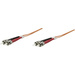 Intellinet 470063 Glasfaser LWL Anschlusskabel [1x ST-Stecker - 1x ST-Stecker] 50/125 µ Multimode OM2 2.00m