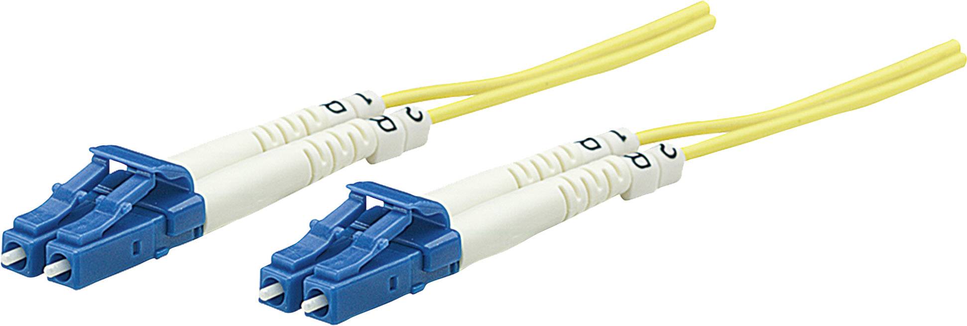 Intellinet 471893 Glasfaser LWL Anschlusskabel 3.00 m Gelb [1x LC-Stecker - 1x LC-Stecker] 9/125 µ Singlemode OS2