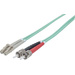 Intellinet 751117 Glasfaser LWL Anschlusskabel [1x ST-Stecker - 1x LC-Stecker] 50/125 µ Multimode OM3 1.00m