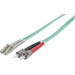 Intellinet 751124 Glasfaser LWL Anschlusskabel [1x ST-Stecker - 1x LC-Stecker] 50/125 µ Multimode OM3 3.00m