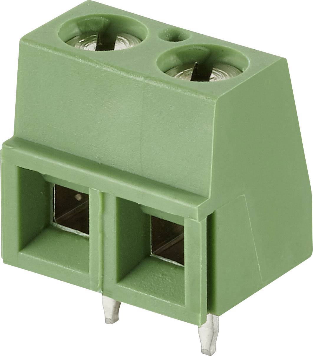 TE Connectivity 282836-8 Schraubklemmblock 1.31 mm² Polzahl 8 Grün 1 St.