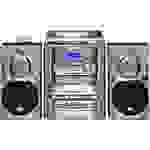 Karcher KA 5300 Stereoanlage CD, Kassette, MW, Plattenspieler, UKW, 2 x 5W Silber
