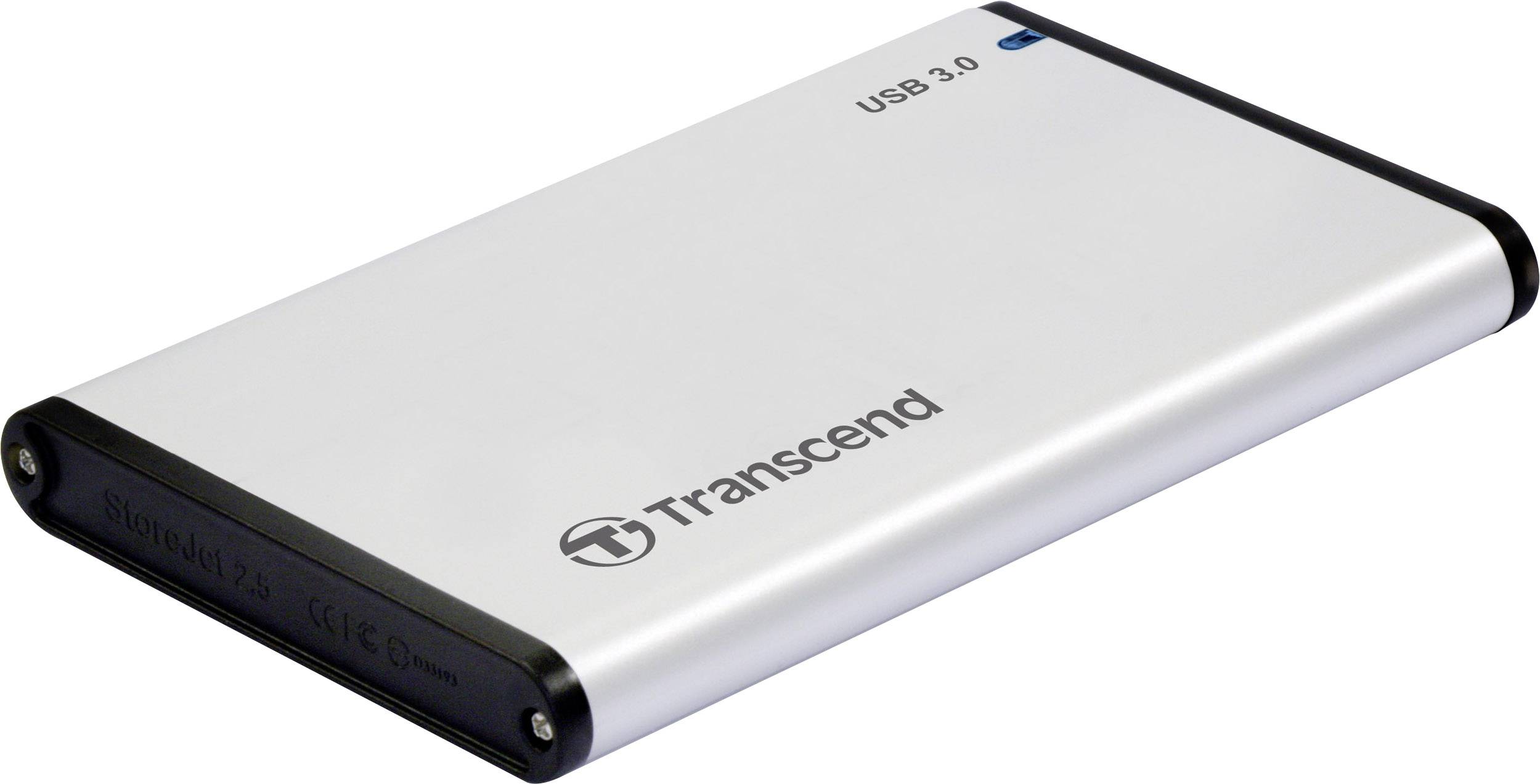 Transcend TS0GSJ25S3 SATA-Festplatten-Gehäuse 2.5 Zoll USB 3.2 Gen 1 (USB 3.0)