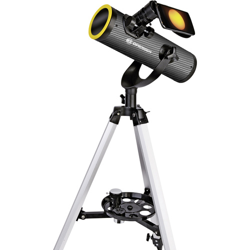Bresser Optik Solarix AZ 76/350 Spiegel-Teleskop Azimutal Newton Vergrößerung 18 bis 175 x