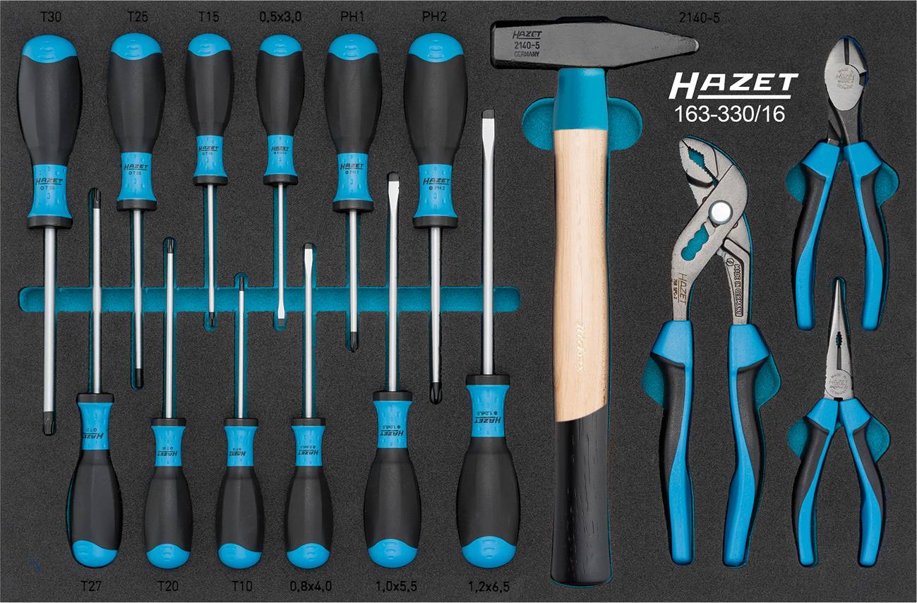 Hazet 163-330/16 Werkzeugset Heimwerker 16teilig