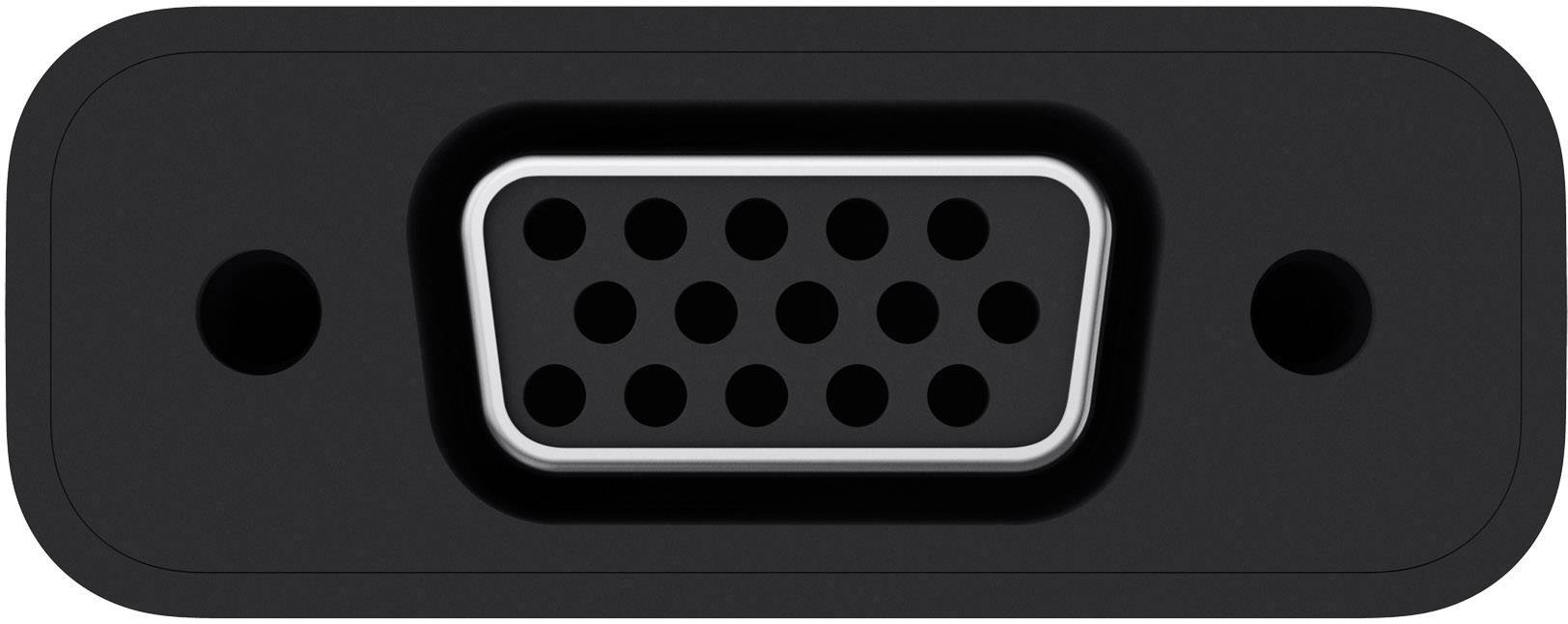 Belkin F2CU037btBLK USB / VGA Adapter [1x USB-C® Stecker - 1x VGA-Buchse] Schwarz 15.00 cm