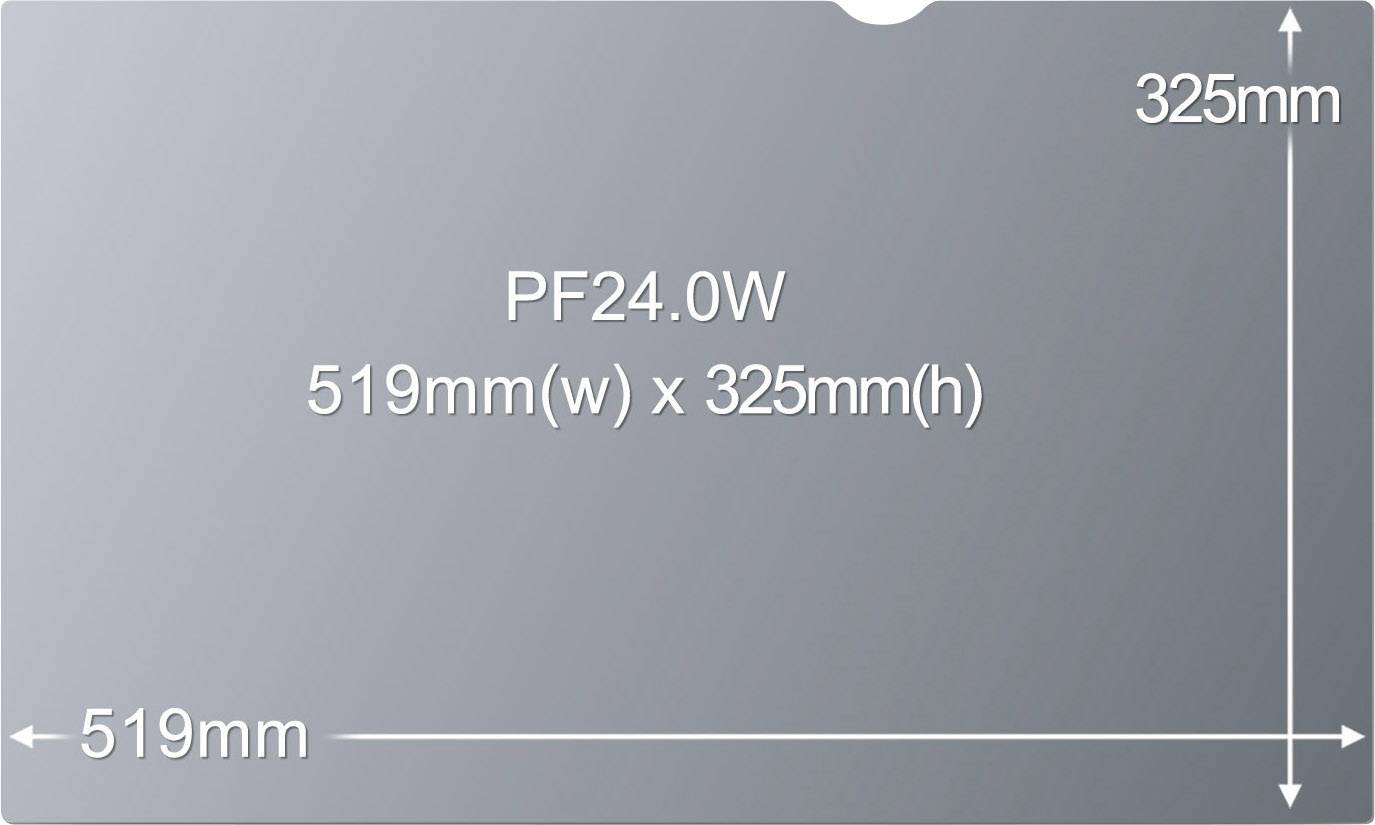 3M PF24.0W Blickschutzfolie 61,0 cm (24") Bildformat: 16:10 98044054181 Passend für Modell (Gerätetypen): Universal