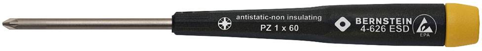 Bernstein ESD Kreuzschlitz-Schraubendreher PZ 1 Klingenlänge: 60 mm