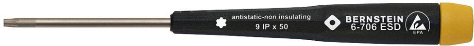 Bernstein ESD Torx-Schraubendreher Größe 9 IP Klingenlänge: 50 mm