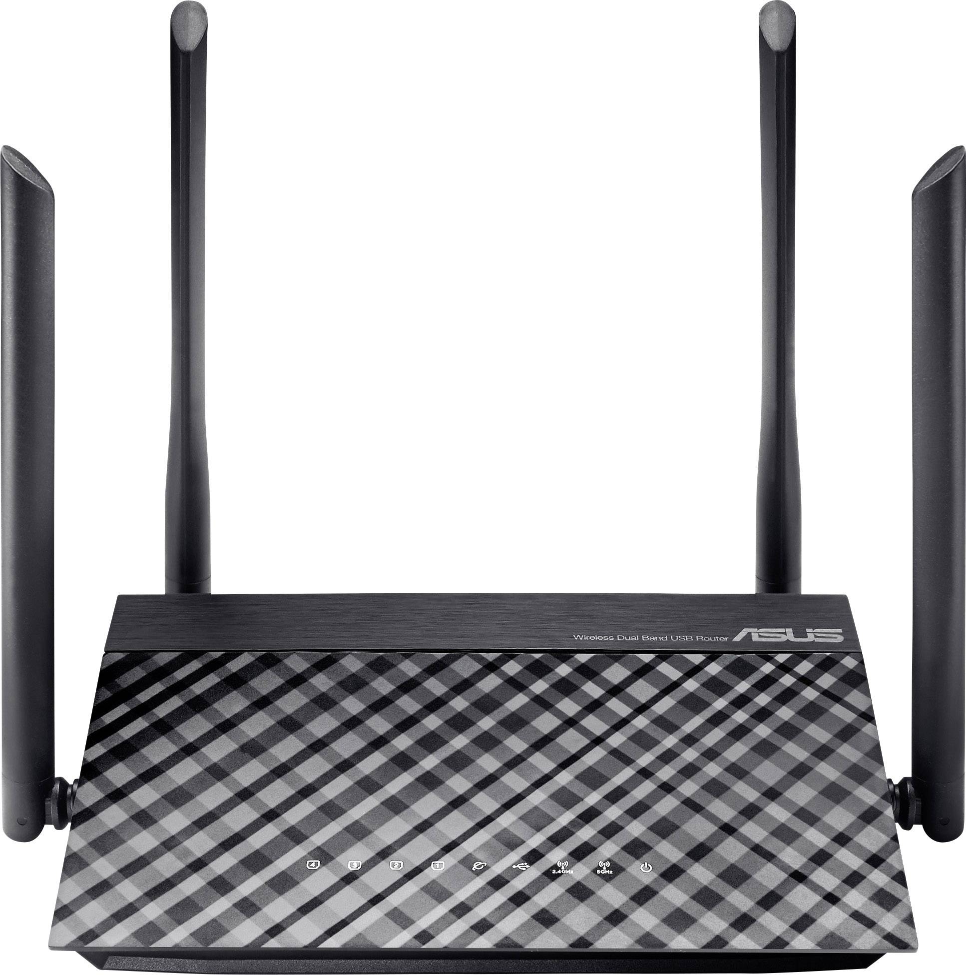 Asus RT-AC1200G+ WLAN Router 2.4 GHz, 5 GHz 1.2 GBit/s
