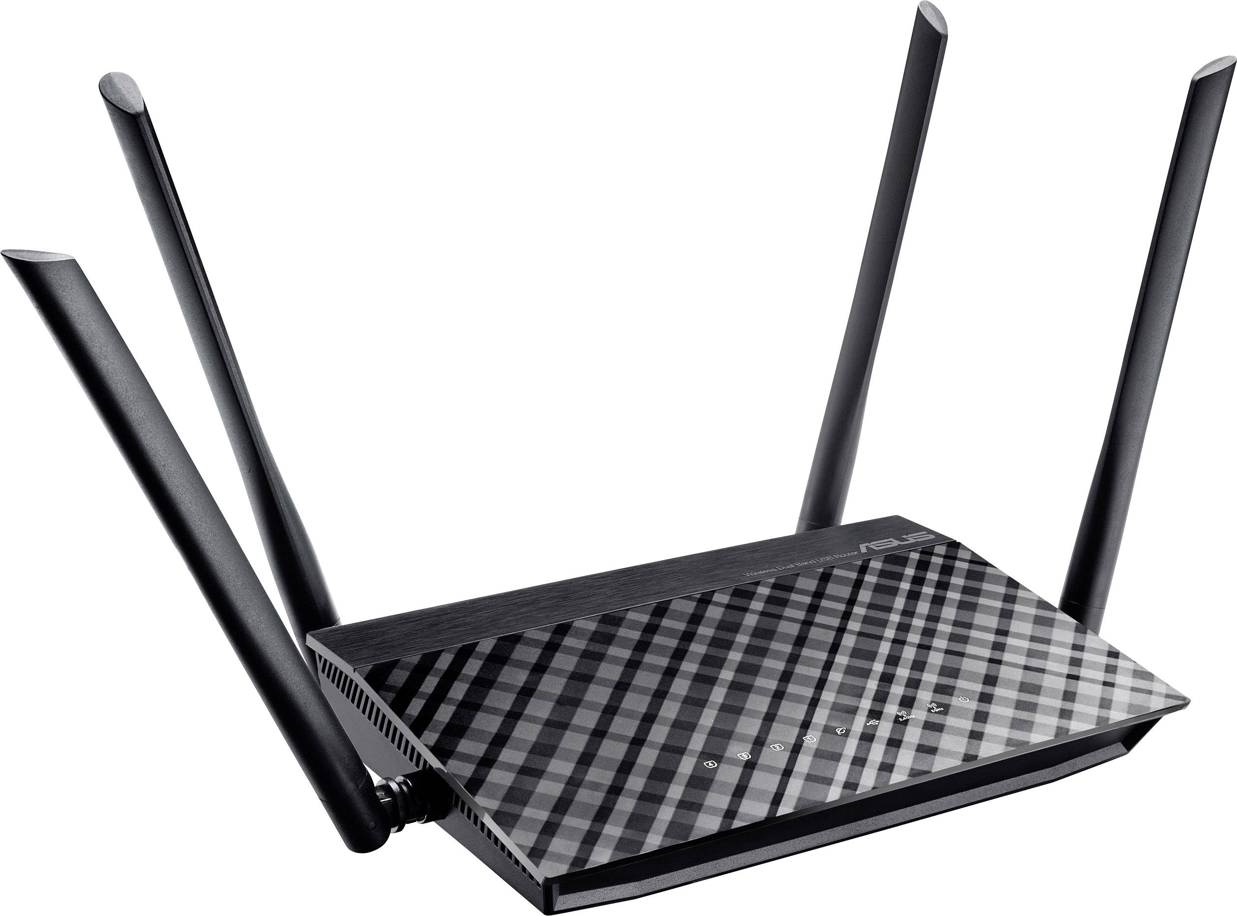 Asus RT-AC1200G+ WLAN Router 2.4 GHz, 5 GHz 1.2 GBit/s