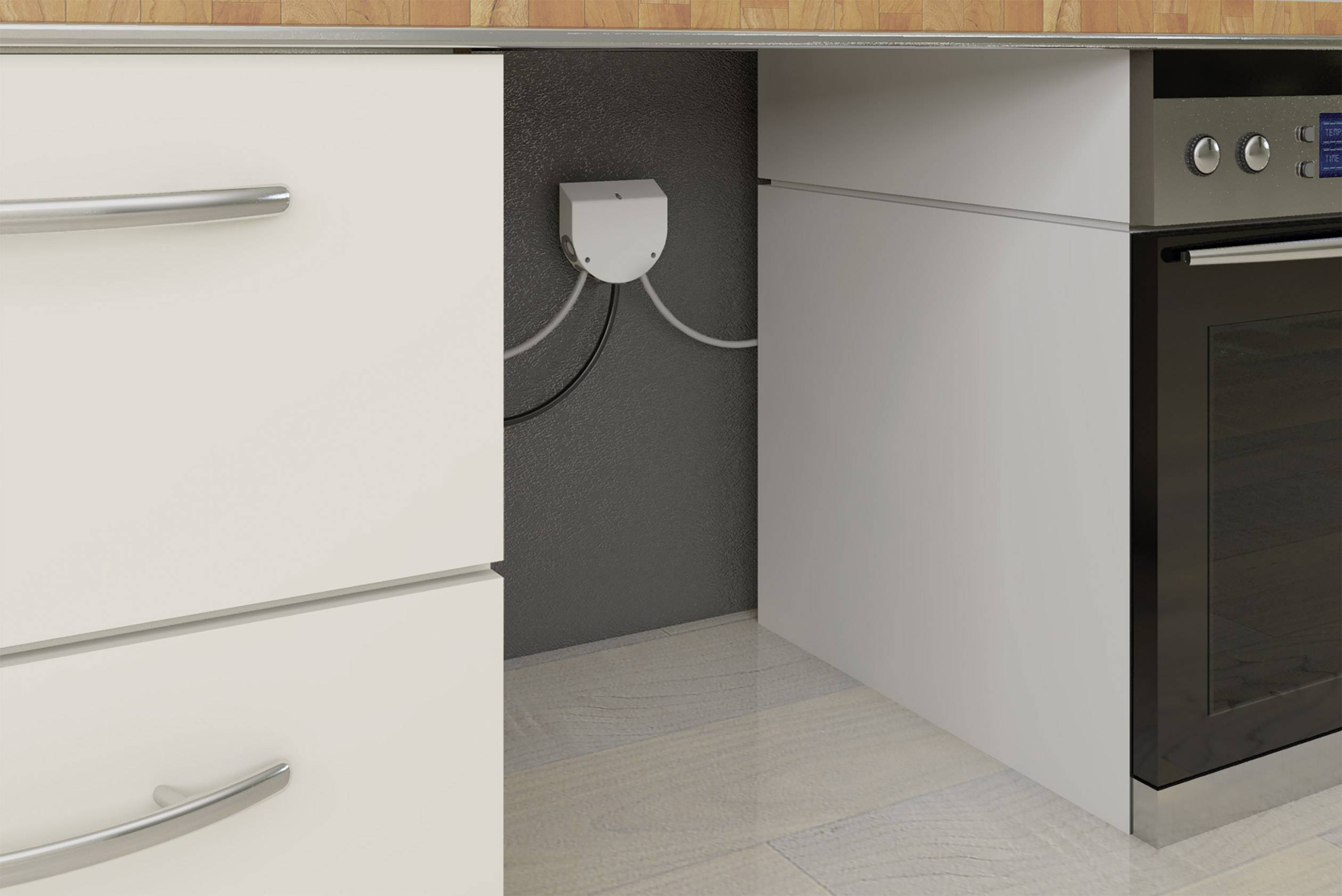 Bachmann 923.000 Herdanschlussdose IP20 Lichtgrau (RAL 7035)