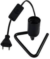 Eurolite 51100640 Lampenfassung E27 230 V 60 W mit Eurostecker, mit Wippschalter