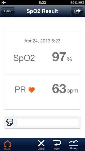 iHealth Air Blutsauerstoff-Messgerät