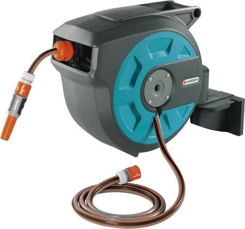 Gardena 08022-20 1/2 Zoll 15m Grau, Schwarz, Orange Gartenschlauchtrommel