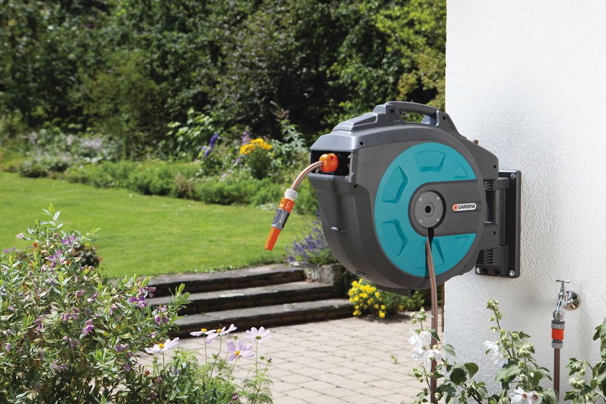 GARDENA  08023-20  1/2 Zoll 25 m Grau, Schwarz, Orange Gartenschlauchtrommel