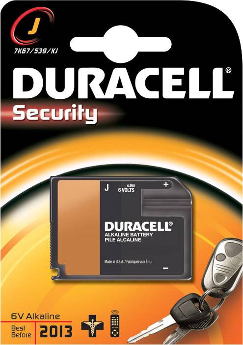 Duracell 4LR61 Block Spezial-Batterie 6V (Flat Pack) Alkali-Mangan 6V 500 mAh 1St.