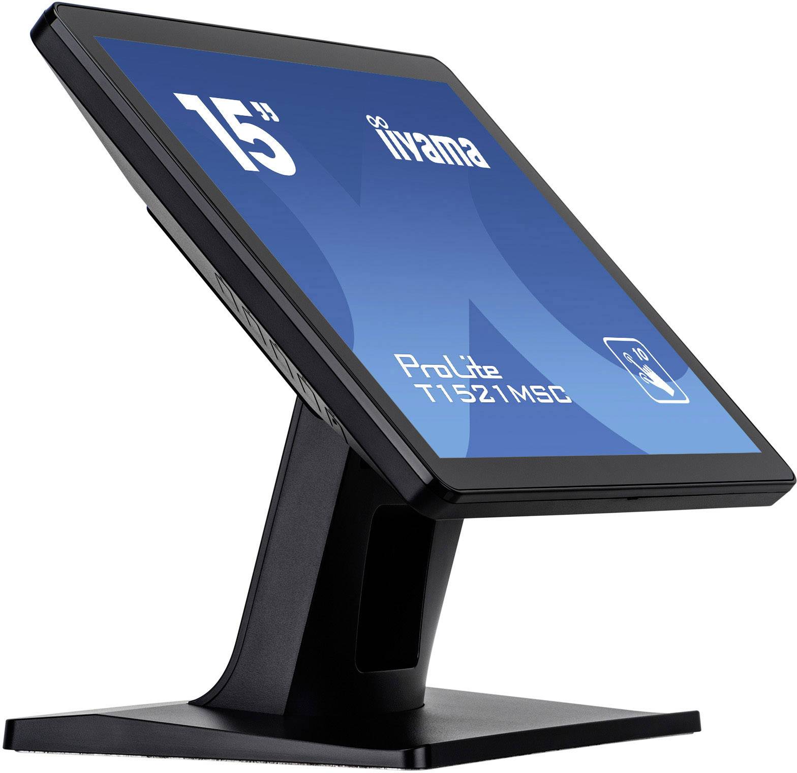 Iiyama T1521MSC-B1 Touchscreen-Monitor EEK: E (A - G) 38.1cm (15 Zoll) 1024 x 768 Pixel 4:3 8 ms VGA, USB TN LED