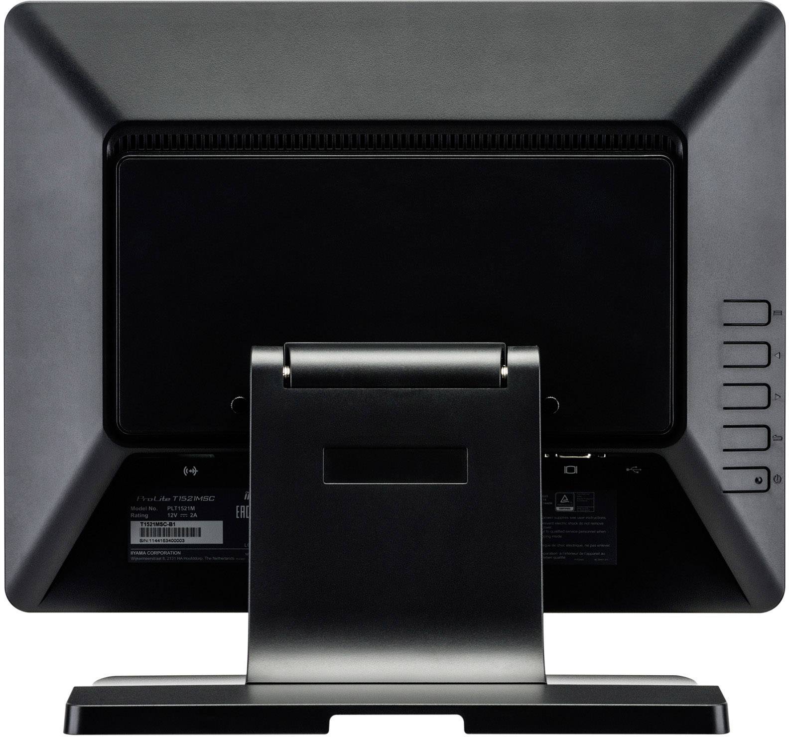 Iiyama T1521MSC-B1 Touchscreen-Monitor EEK: E (A - G) 38.1cm (15 Zoll) 1024 x 768 Pixel 4:3 8 ms VGA, USB TN LED