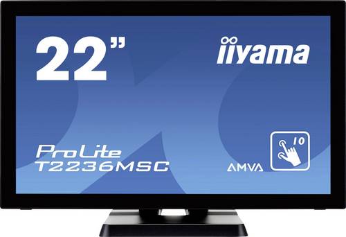 Iiyama ProLite T2236MSC Touchscreen-Monitor EEK: B (A+++ - D) 55.9cm (22 Zoll) 1920 x 1080 Pixel 16:
