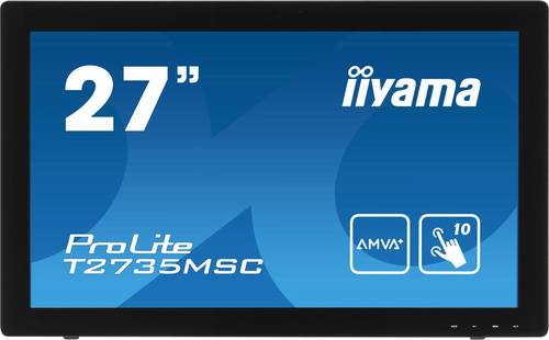 Iiyama ProLite T2735MSC Touchscreen-Monitor EEK: B (A+++ - D) 68.6cm (27 Zoll) 1920 x 1080 Pixel 16: