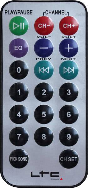 LTC Audio ATM2000USB-BT Karaoke-Verstärker Inkl. Karaoke-Funktion