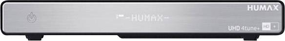 Humax UHD 4tune+ HD-SAT-Receiver inklusive HD+ Karte, CI+ Schacht, WLAN-fähig, Aufnahmefunktion Anzahl Tuner: 4