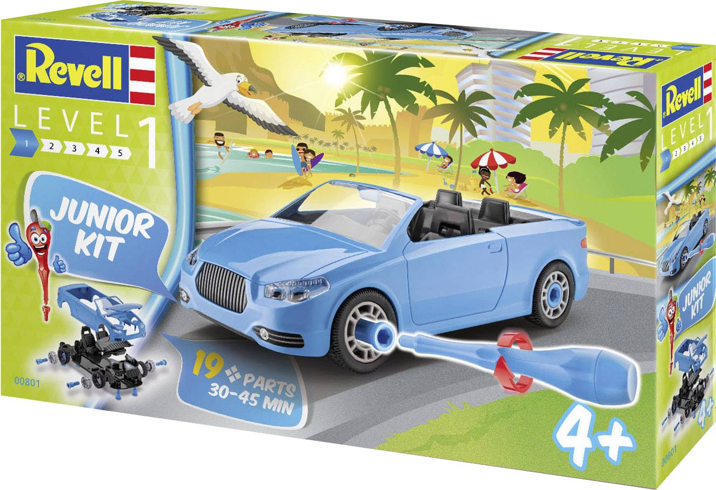 Revell 00801 Junior Kit Roadster Automodell Bausatz