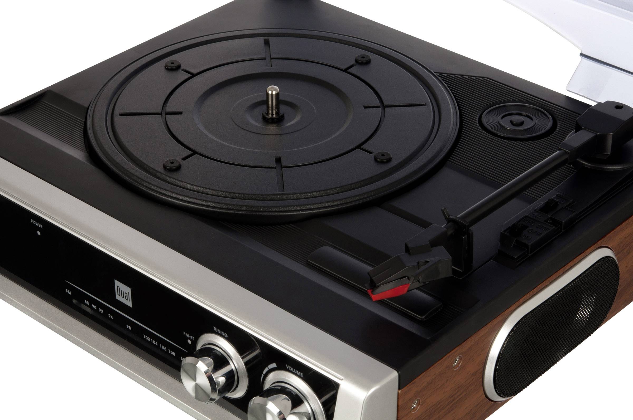 Dual DTR 50 Plattenspieler Riemenantrieb Silber-Schwarz