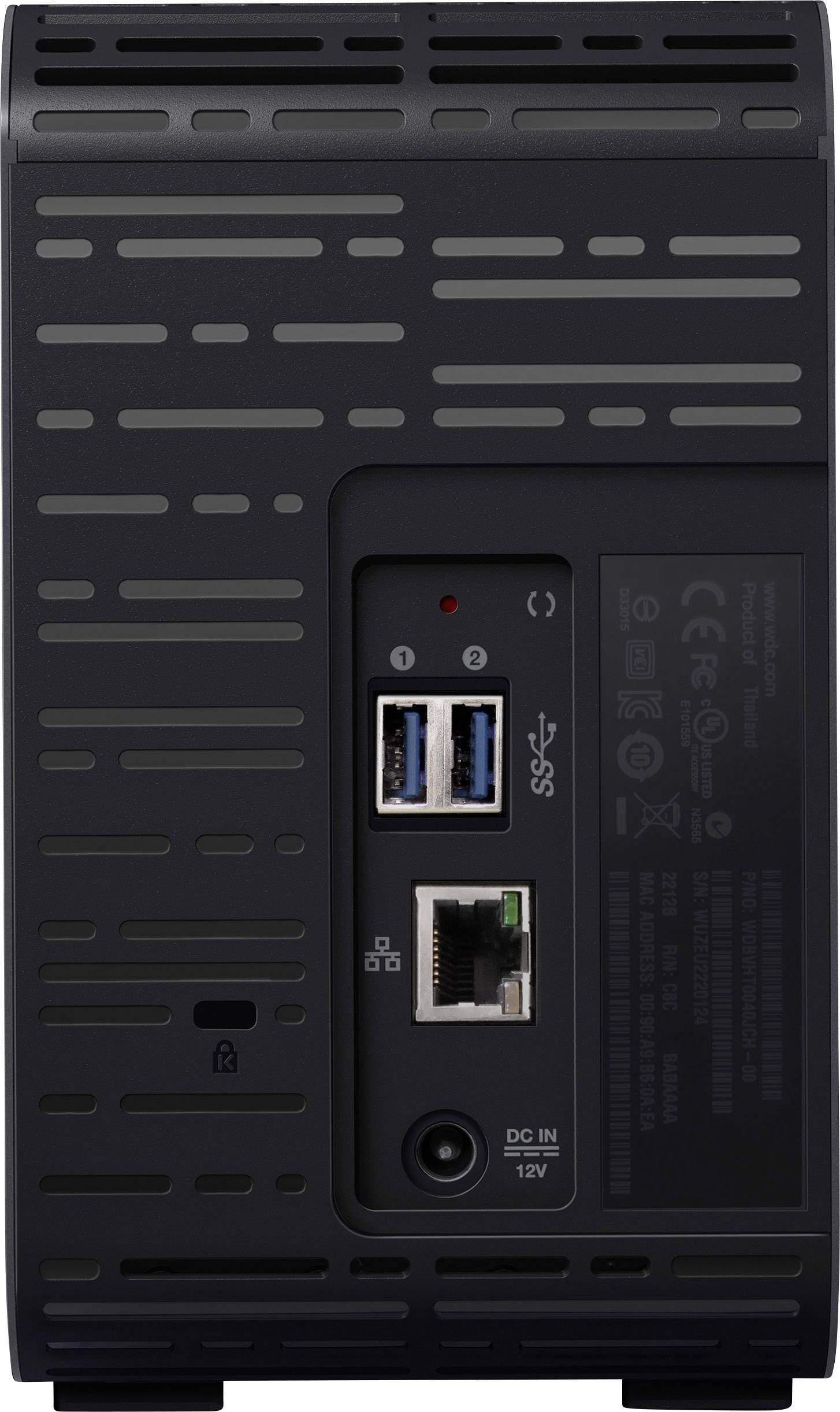 WD My Cloud™ EX2 Ultra NAS-Server 12 TB 2 Bay Business Cloud WDBVBZ0120JCH-EESN