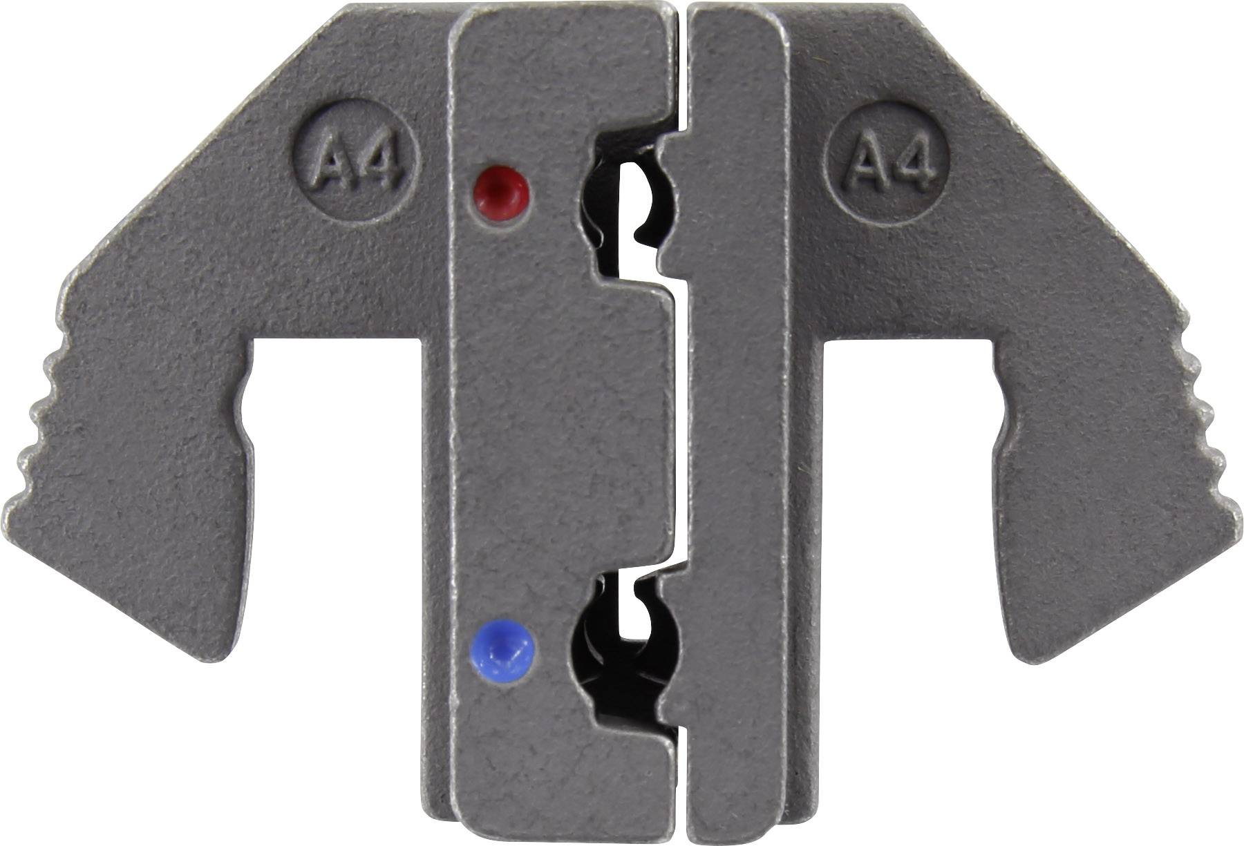 TOOLCRAFT PLE-0A4 Crimp-Einsätze Isolierte Flachsteckhülsen Quetschbereich: 0.5 bis 2.5 mm² Passen