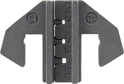 TOOLCRAFT PLE-0C1 1423390 Crimpeinsatz Flachstecker Quetschbereich: 0.1 bis 1mm² Passend für Model