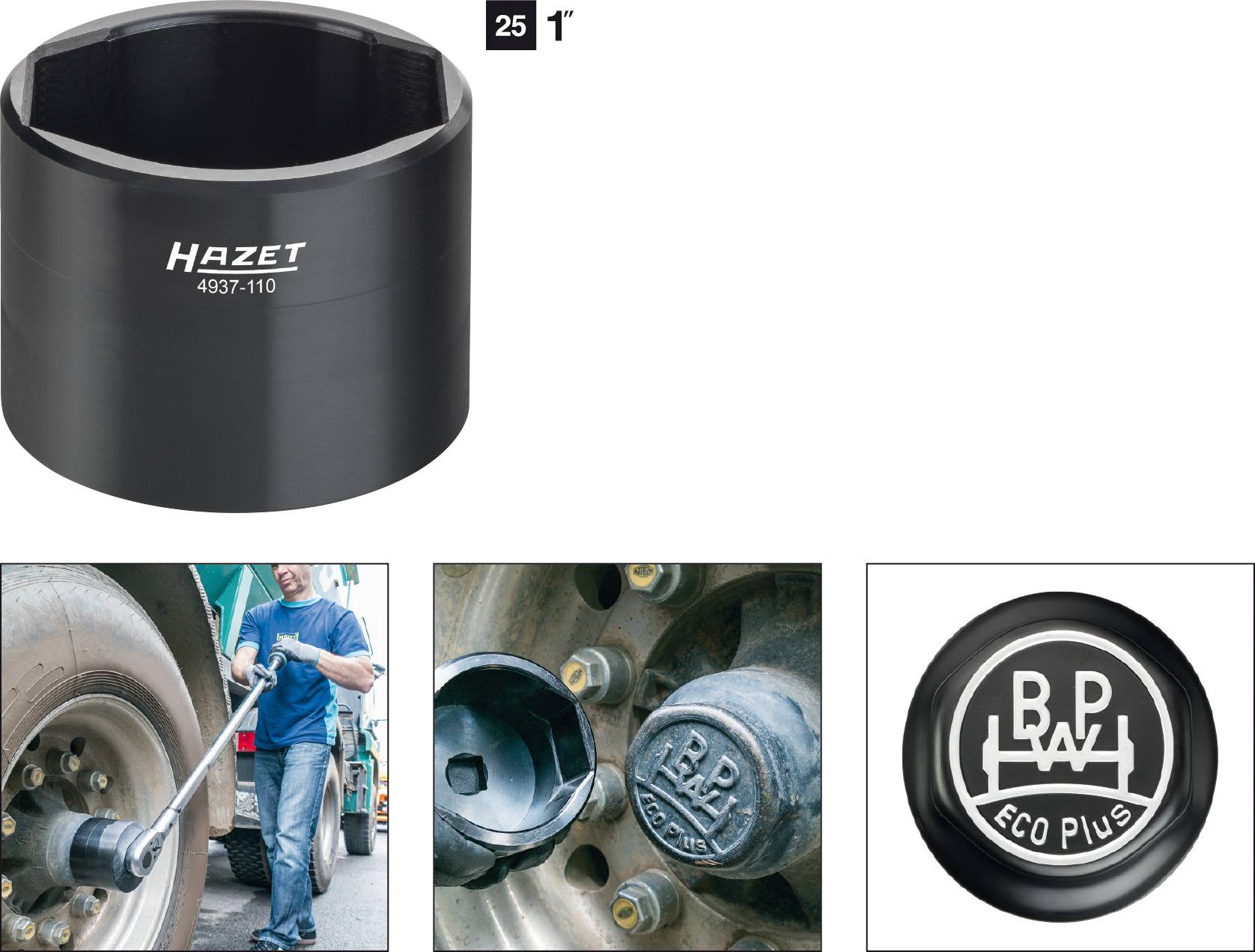 Hazet 4937-110 Radkappenschlüssel