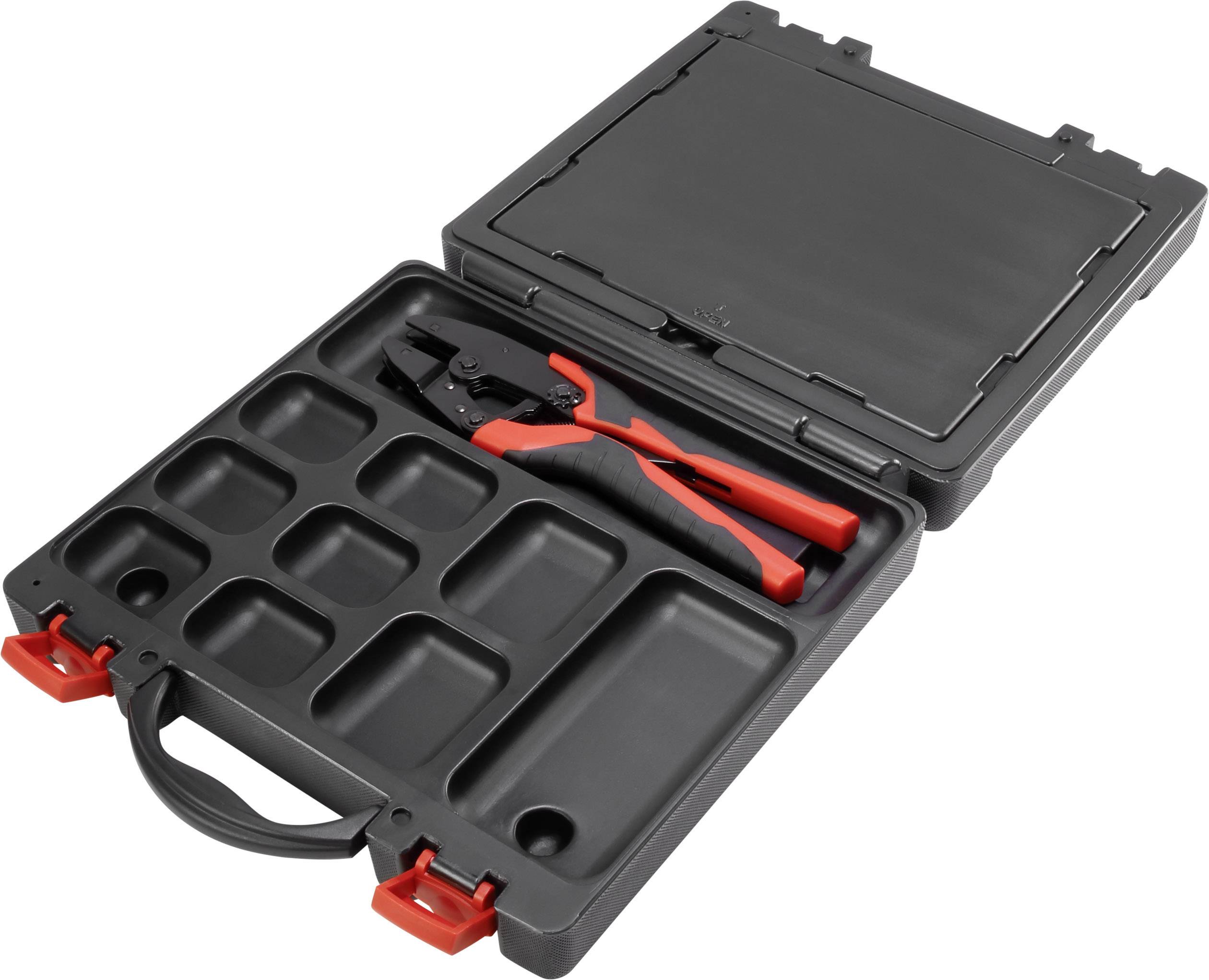 TOOLCRAFT 2196772 Crimpzangen-Set Inkl. Crimpsortiment mit Koffer