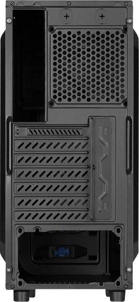 Sharkoon VS4-S Midi-Tower PC-Gehäuse Schwarz 1 vorinstallierter Lüfter