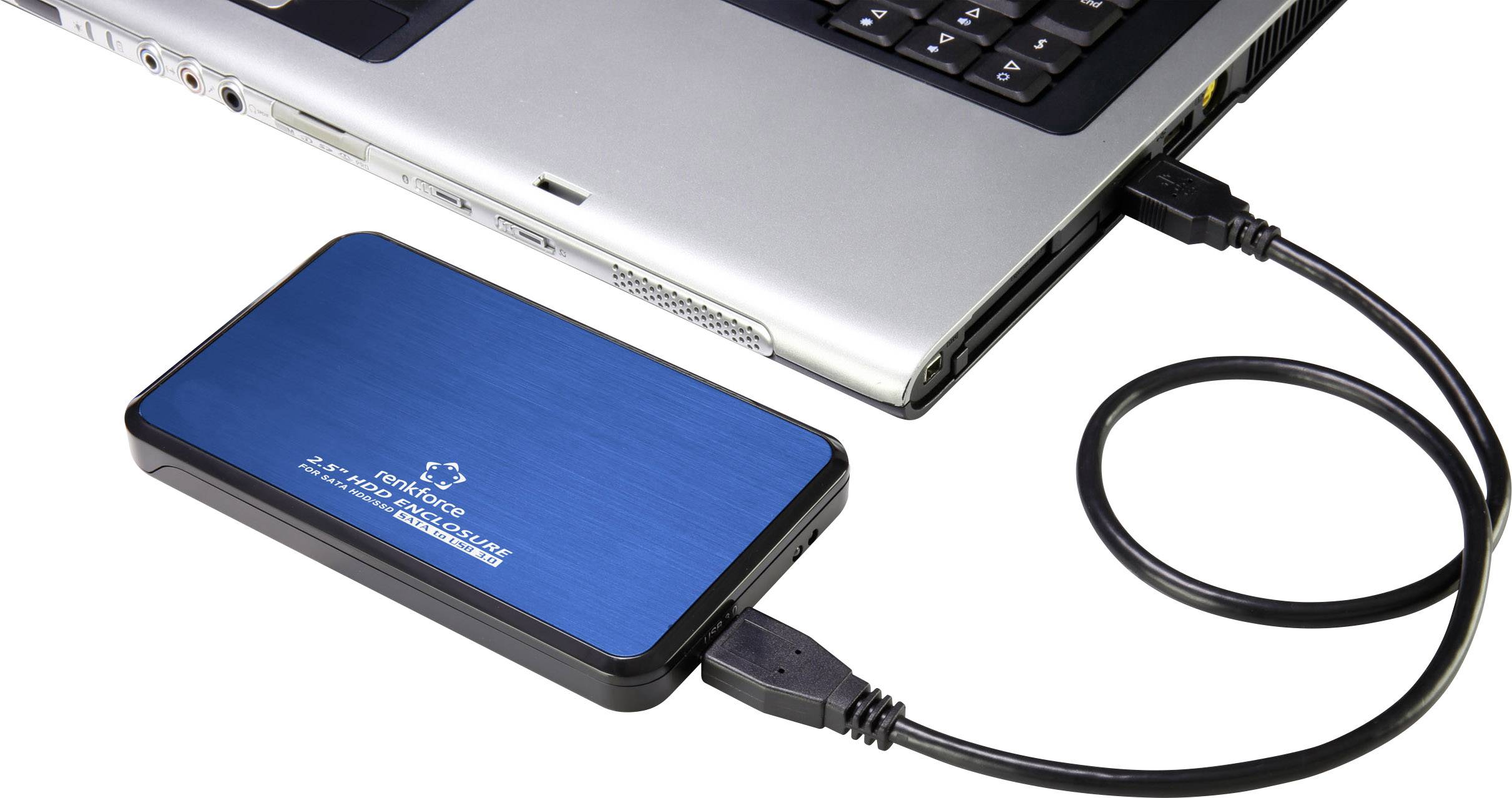 Renkforce RF-4271229 SATA-Festplatten-Gehäuse 2.5 Zoll USB 3.0